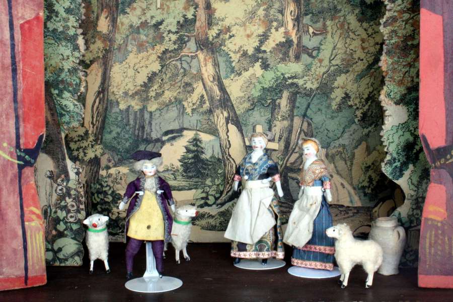 antique French Theater , antique French Miniature Opera