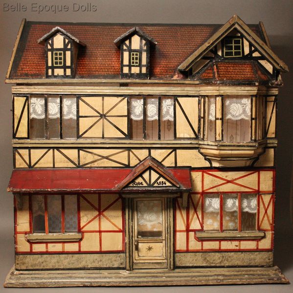 Antique Dollhouse Christian Hacker ,  Antique dolls house german dollhouse 