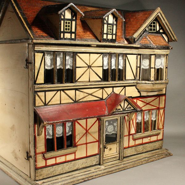 alte Puppenhaus christian Hacker , Antique dolls house Christian HACKER