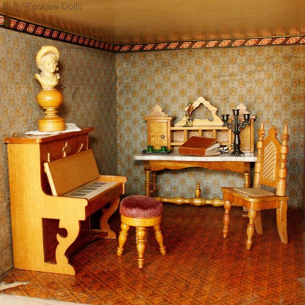 Antique Dollhouse Christian Hacker , Antique dolls house Christian HACKER