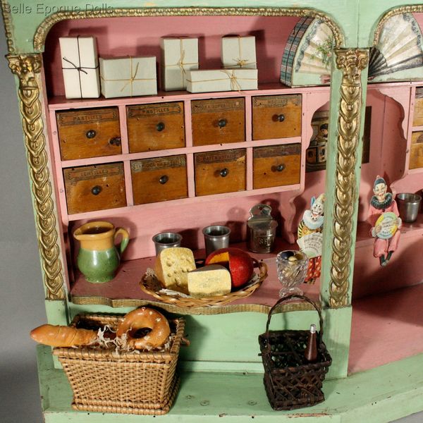 Antique Dolls Houses & Rooms / Superb French Wooden Toy Epicerie ...