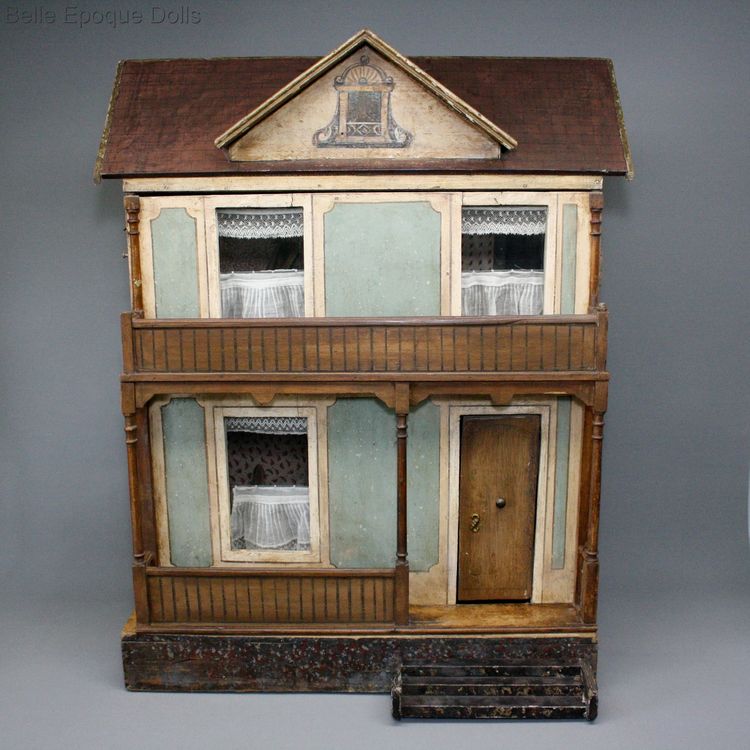 miniature doll house Villard Weill , antiek puppenhaus , miniature doll house Villard Weill