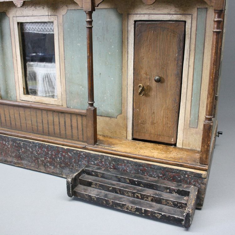 miniature doll house Villard Weill , antique gottschalk dollhouse