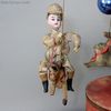 antique automaton musical , antique mechanical toy Renou with animals ,  