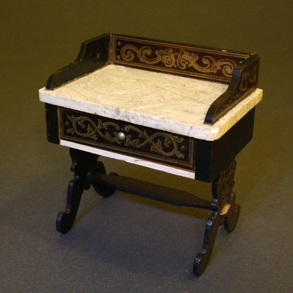 Biedermeier-Schminktisch/ Toilettentisch  , Antique Waltershausen Washstand