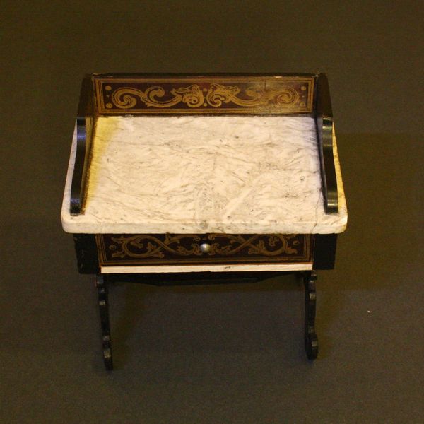 Antique Waltershausen Washstand , Biedermeier-Schminktisch/ Toilettentisch  , Antique dolls house biedermeier furniture 