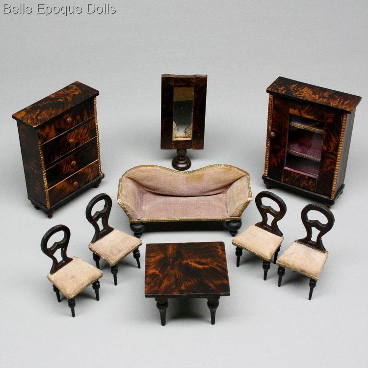antique miniature furniture
