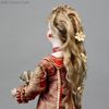 antique automaton doll badminton , antique automate joueuse de badmington ,  