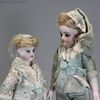 antique all bisque doll sustrac , antique French miniature doll mignonette , sustrac schmitt antique doll 