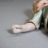 all-bisque miniature french mignonette , french antique bisque doll , boy mignonette French doll 