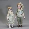 french antique bisque doll ,  , boy mignonette French doll 